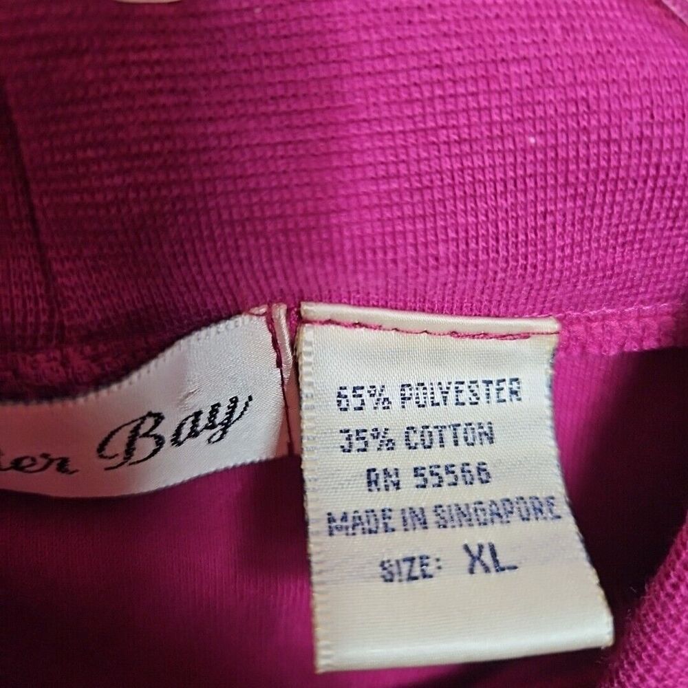 Colter Bay Women's Sz XL pink turtleneck long sleeve poly cotton Singapore - Picture 2 of 8